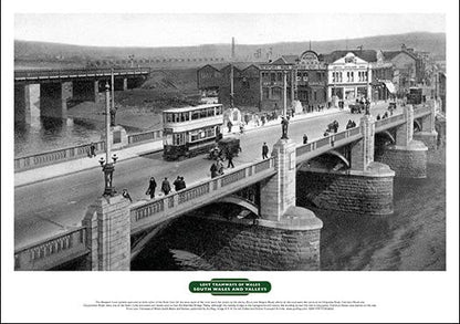 Lost Tramways of Wales Poster - Newport