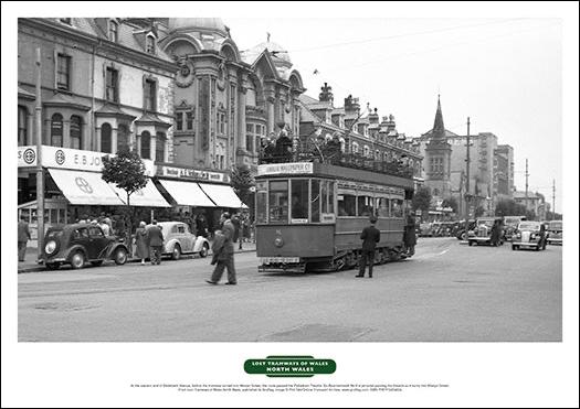 Lost Tramways of Wales Poster - Llandudno