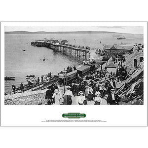 Lost Tramways of Wales Poster - Mumbles Pier
