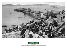 Load image into Gallery viewer, Lost Tramways of Wales Poster - Mumbles Pier
