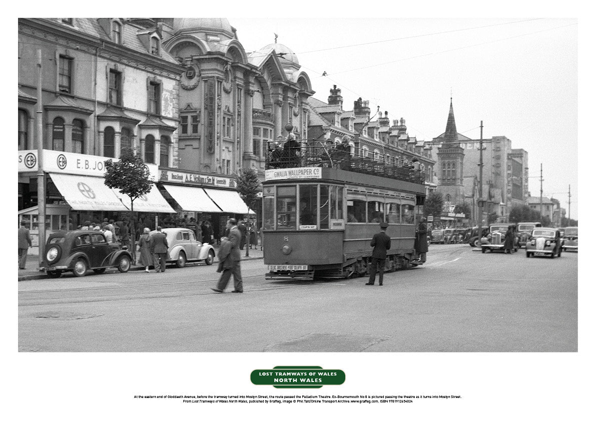 Lost Tramways of Wales Poster - Llandudno