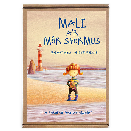 Mali a'r Môr Stormus Postcard Pack - Welsh