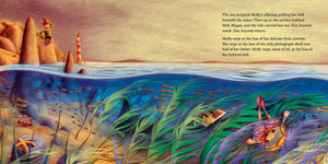Molly and the Stormy Sea by Malachy Doyle and Andrew Whitson picture book page