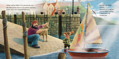 Molly and the Dolphins by Malachy Doyle and Andrew Whitson picture book page