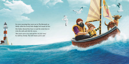 Molly and the Dolphins by Malachy Doyle and Andrew Whitson picture book page