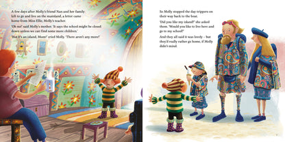 Molly and the Shipwreck by Malachy Doyle and Andrew Whitson picture book about refugees page