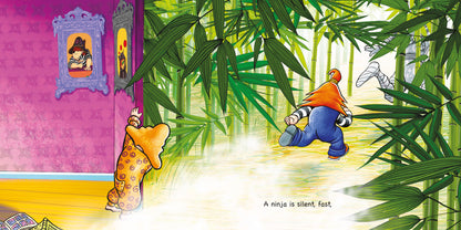 Rita wants a Ninja by M√°ire Zepf and Andrew Whitson, published by Graffeg picture book page