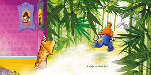 Rita wants a Ninja by Máire Zepf and Andrew Whitson, published by Graffeg picture book page