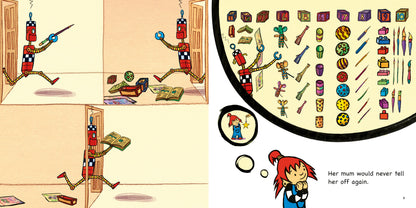 Rita wants a Robot by M√°ire Zepf and Andrew Whitson, published by Graffeg picture book page