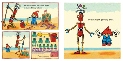 Rita wants a Robot by M√°ire Zepf and Andrew Whitson, published by Graffeg picture book page