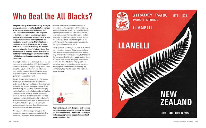 Scarlets The Official History - Signed Edition