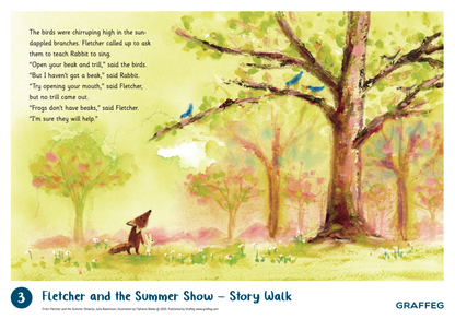 Fletcher and the Summer Show Story Walk Pack