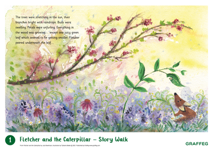 Fletcher and the Caterpillar Story Walk Pack