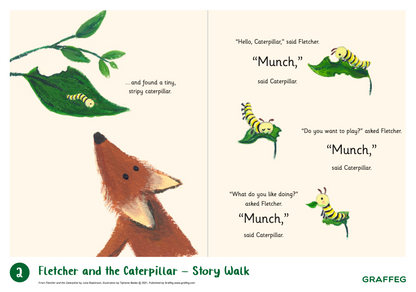 Fletcher and the Caterpillar Story Walk Pack