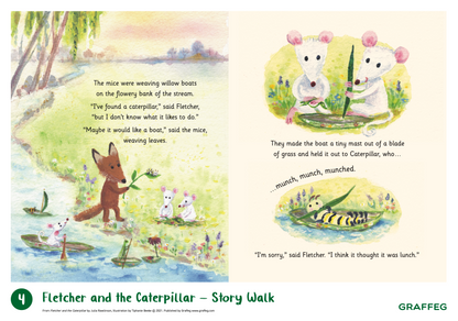 Fletcher and the Caterpillar Story Walk Pack