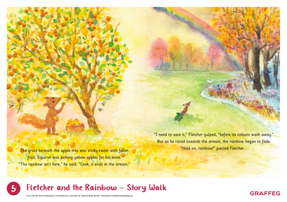 Fletcher and the Rainbow Story Walk Pack