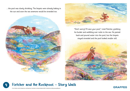 Fletcher and the Rockpool Story Walk Pack