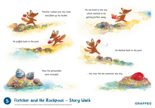 Load image into Gallery viewer, Fletcher and the Rockpool Story Walk Pack
