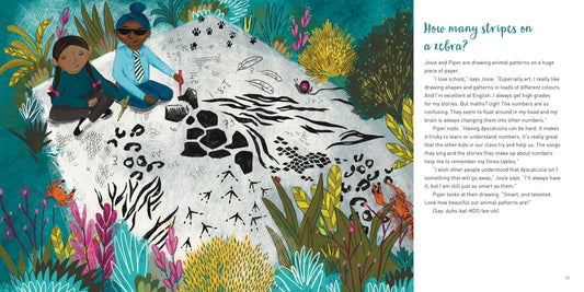 inclusive diverse picture book about different conditions and disabilities such as autism, dyslexia, downs syndrome, ADHD cystic fibrosis, muscular dystrophy, cerebral palsy, spina bifida, epilepsy and asthma