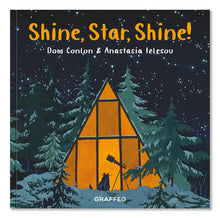 Load image into Gallery viewer, Shine Star Shine by Dom Conlon and Anastasia Izlesou book cover environmental poetic picture book
