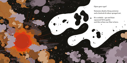 Shine Star Shine by Dom Conlon and Anastasia Izlesou book page environmental poetic picture book