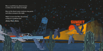 Shine Star Shine by Dom Conlon and Anastasia Izlesou book page environmental poetic picture book