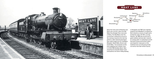 Lost Lines of Wales Shrewbury to Aberystwyth by Tom Ferris, published by Graffeg. Moat Lane