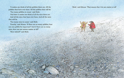 Illustration from A Very Special Mouse and Mole Joyce Dunbar and James Mayhew published by Graffeg
