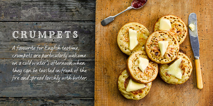Flavours of England Afternoon Tea Gilli Davies Huw Jones published by Graffeg crumpets