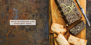 Flavours of England Soups and Starters Gilli Davies and Huw Jones published by Graffeg wild mushroom and hazlenut pâté