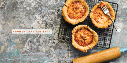 Flavours of England Fish and Seafood Gilli Davies Huw Jones published by Graffeg Cromer crab tartlets