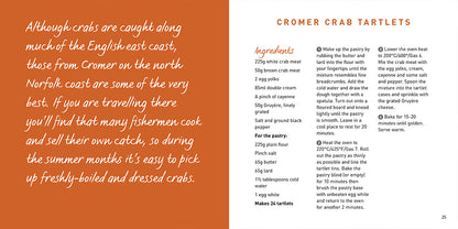Flavours of England Fish and Seafood Gilli Davies Huw Jones published by Graffeg Cromer crab tartlets