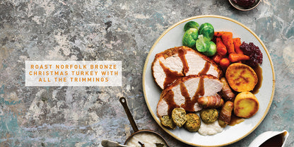 Flavours of England Roasts Gilli Davies and Huw Jones published by Graffeg roast Norfolk bronze Christmas turkey with all the trimmings
