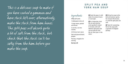 Flavours of England Soups and Starters Gilli Davies and Huw Jones published by Graffeg split pea and York ham soup