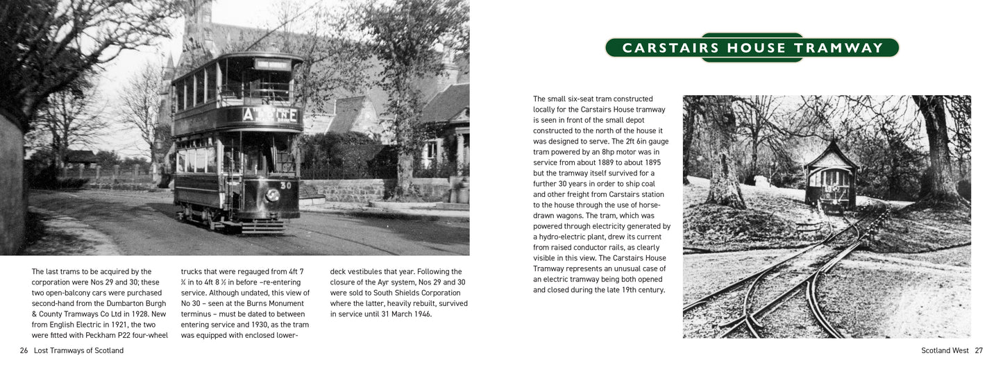 Lost Tramways of Scotland: Scotland West