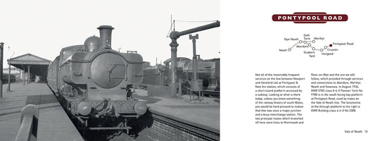 Lost Lines of Wales: Vale of Neath by Tom Ferris, published by Graffeg. Pontypool Road