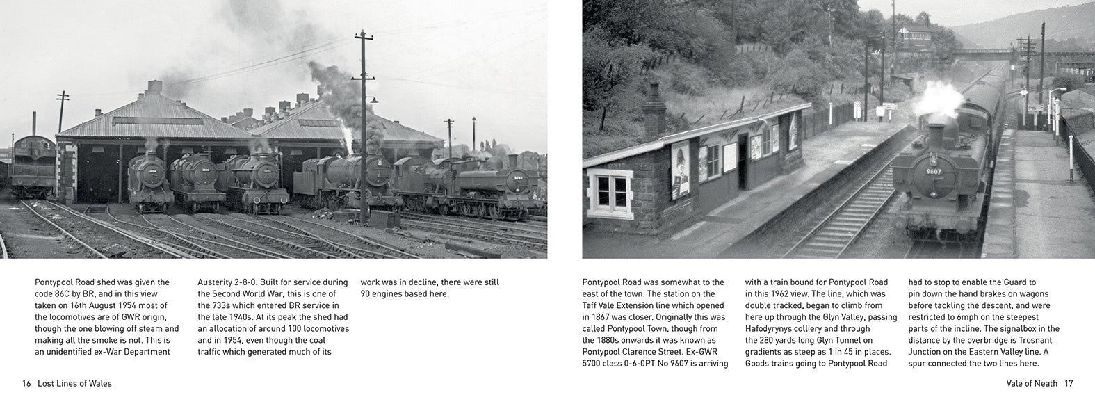 Lost Lines of Wales: Vale of Neath by Tom Ferris, published by Graffeg