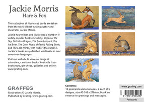 Hare and Fox Postcard Pack
