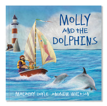 Load image into Gallery viewer, Molly and the Dolphins by Malachy Doyle and Andrew Whitson picture book cover
