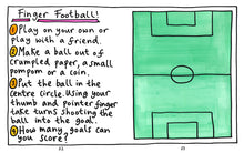 Load image into Gallery viewer, Fun for Fingers by Anna Bruder published by Graffeg Finger Football
